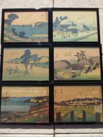 Serie antieke Japanse tekeningen prents, Antiek en Kunst, Kunst | Niet-Westerse kunst, Ophalen of Verzenden