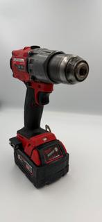 Milwaukee M18 FPD2-0X Accu Slagboorschroefmachine 18V 5.0ah, Ophalen of Verzenden, Zo goed als nieuw, Boor- en Schroefmachine