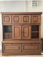 Vintage/retro Eikenhouten/dressoir/ tv kast/+++ opbergruimte, Ophalen, Gebruikt, Met deur(en), 150 tot 200 cm