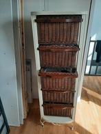 Brocante Mandenkast - 5 Manden - Opbergkast, Ophalen, Gebruikt