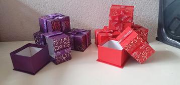 Bonbon/cadeau doosjes/boxjes 7.5x7.5x5cm