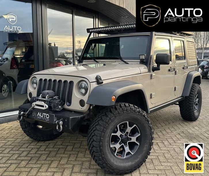 Jeep Wrangler 3.6 Rubicon UNIEK | AUTOMAAT | EX BTW PRIJS |, Auto's, Jeep, Bedrijf, Te koop, Wrangler, 4x4, ABS, Airbags, Airconditioning