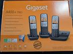 Gigaset A400A Trio, Ophalen of Verzenden, Zo goed als nieuw, 3 handsets