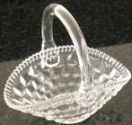 Glazen mandje, bonbonmandje van glas, Antiek en Kunst, Antiek | Glas en Kristal, Ophalen of Verzenden