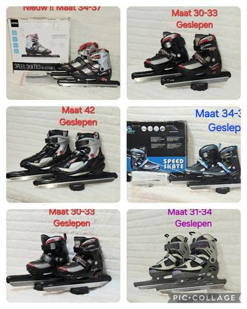 Diverse zeer nette verstelbare schaatsen beschikbaar voor biedingen