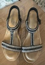 Zwarte sandalen maat 37 - Zo goed als nieuw!, Kleding | Dames, Schoenen, Zwart, Zo goed als nieuw, Sandalen of Muiltjes, Ophalen of Verzenden