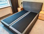 Kårlsson boxspring 160 x 210 antraciet, Ophalen, 210 cm, Tweepersoons, Zo goed als nieuw