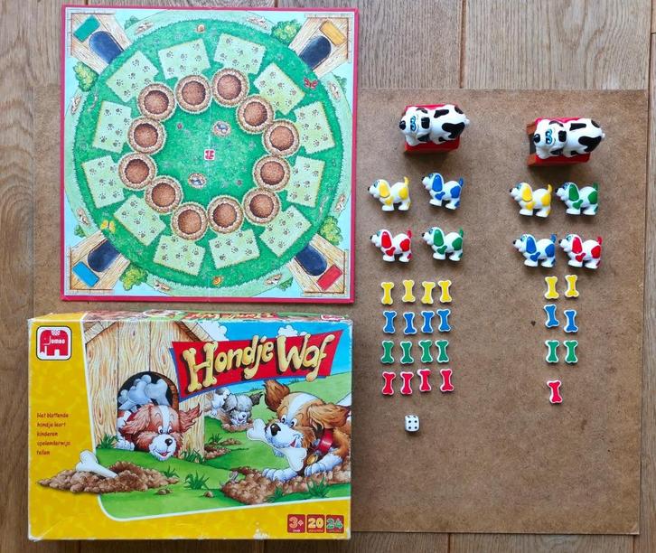 jumbo bordspel hondje waf, Hobby en Vrije tijd, Gezelschapsspellen | Bordspellen, Gebruikt, Ophalen