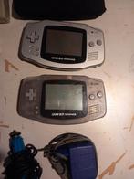 2x Gameboy Advance met toebehoren, Spelcomputers en Games, Spelcomputers | Nintendo Game Boy, Ophalen, Zo goed als nieuw, Game Boy Advance