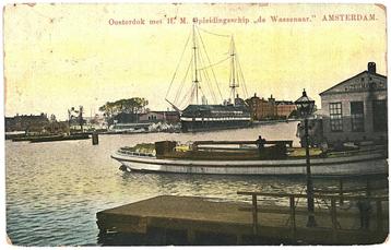 959977 Amsterdam NH 1913 Oosterdok zegel gedeeltelijk verw beschikbaar voor biedingen