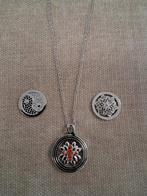 Quoins Ketting met Verwisselbare Munten, Sieraden, Tassen en Uiterlijk, Kettingen, Ophalen of Verzenden, Zo goed als nieuw, Zilver