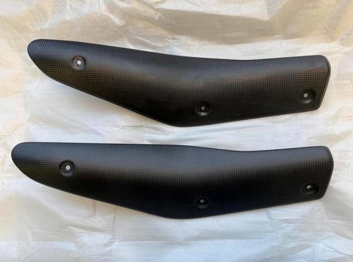 KTM Superduke 1290R Powerparts Carbon Uitlaat Hitteschild, Motoren, Accessoires | Overige, Zo goed als nieuw, Ophalen of Verzenden