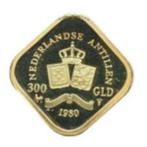 Nederlandse Antillen 300 gulden 1980 Goud