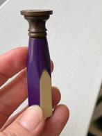 Antiek oude Lakstempel keurige conditie paars initialen S S, Antiek en Kunst, Ophalen of Verzenden