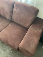 2 zits stoffen bank bruin, Huis en Inrichting, Ophalen, Gebruikt, 150 tot 200 cm, Tweepersoons