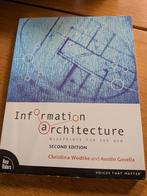 Information architecture boek, Ophalen of Verzenden, Zo goed als nieuw, Programmeertaal of Theorie