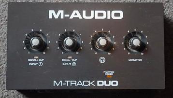 M-Audio M-Track Duo USB Audio Interface beschikbaar voor biedingen