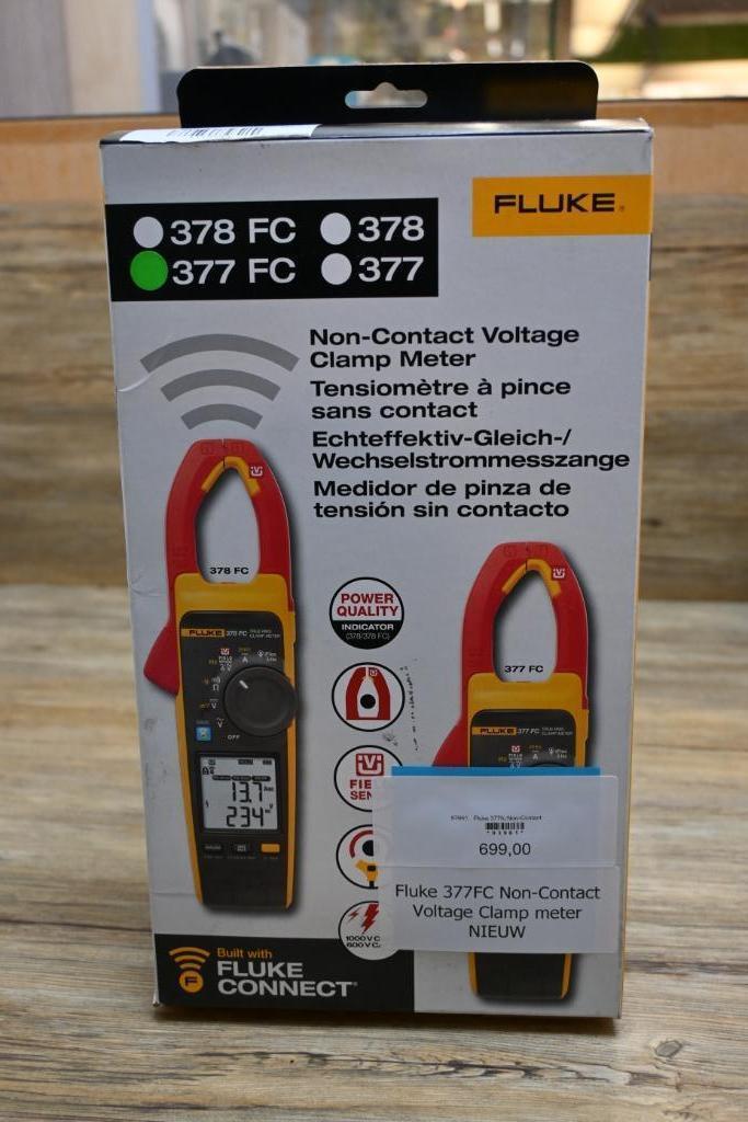 Fluke 377FC Non-Contact Voltage Clamp Meter, Doe-het-zelf en Verbouw, Meetapparatuur, Nieuw, Overige meters, Ophalen of Verzenden