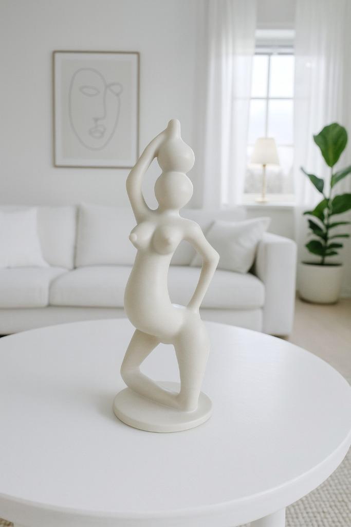Abstract Beeldje Vrouw, Verzamelen, Beelden en Beeldjes, Zo goed als nieuw, Mens, Ophalen of Verzenden