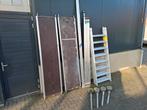 Custers/Little Jumbo rolsteiger 75x250 ,WH 5,3 meter, Doe-het-zelf en Verbouw, Steigers, Ophalen, Zo goed als nieuw, Rolsteiger of Kamersteiger