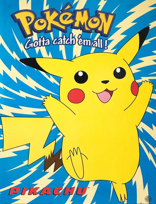 Pokemon 1999 Nintendo Posters Sealed - Zeer Zeldzaam, Hobby en Vrije tijd, Verzamelkaartspellen | Pokémon, Nieuw, Overige typen