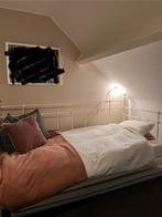 1 persoonsbed wit metaal IKEA, 100 cm, Eenpersoons, Wit, Ophalen of Verzenden