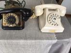 2 antieke telefoons, Telecommunicatie, Vaste telefoons | Niet Draadloos, Met draaischijf, Gebruikt, Ophalen
