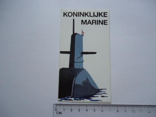 sticker Onderzeeboot Marine leger defensie militair, Verzamelen, Stickers, Zo goed als nieuw, Overige typen, Verzenden