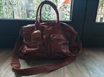 Cognac leren Cowboysbag luiertas, Ophalen of Verzenden, Zo goed als nieuw