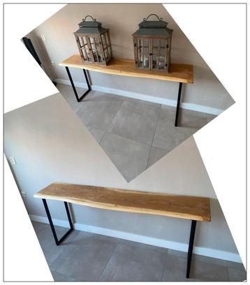 Sidetable op maat. Diverse houtsoorten en modellen NIEUW beschikbaar voor biedingen