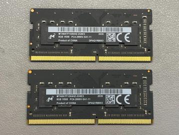 2 x Apple Geheugen 8GB DDR4 PC4-21300 2666MHz (set van 2) beschikbaar voor biedingen