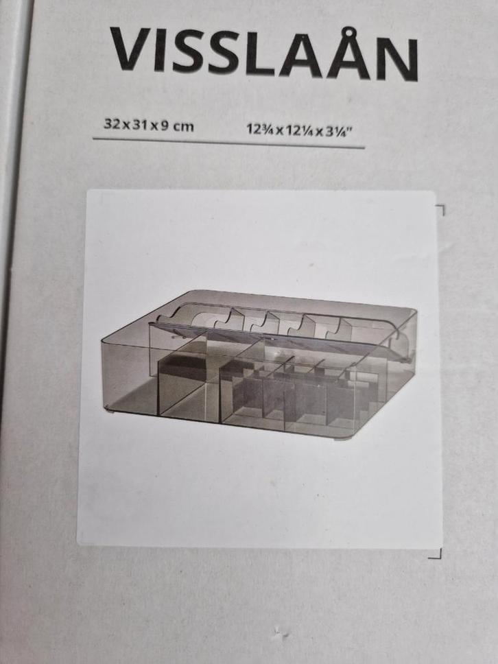 Organizer Vislaån Ikea voor kast of lade make up toolbox, Sieraden, Tassen en Uiterlijk, Uiterlijk | Cosmetica en Make-up, Zo goed als nieuw