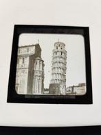 Oude Glasdia Toren van Pisa, Verzamelen, Ophalen of Verzenden, Gebruikt