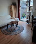 Slaapbank teddy stof, Huis en Inrichting, Banken | Sofa's en Chaises Longues, Ophalen, Zo goed als nieuw, Hout