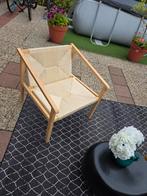 Stoel/fauteuil van hout met geweven zitting NIEUW!, Ophalen, Bruin, Nieuw, Eén