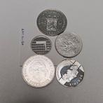 Lot nederlands zilveren munten, Postzegels en Munten, Munten | Nederland, Ophalen of Verzenden, Koningin Juliana, Zilver