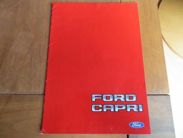 Folder Ford Capri 1981, Capri 1.6, 2.0, Capri 2.3 V6 beschikbaar voor biedingen