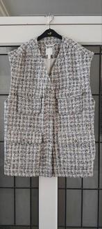H&M gilet size S valt M met strass knopen, Kleding | Dames, Ophalen of Verzenden, Zo goed als nieuw, Zwart