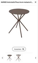 Karwei Pleun Bistrotafel - Perfect voor kleine ruimtes!, Tuin en Terras, Ophalen of Verzenden, Nieuw, Rond, Metaal