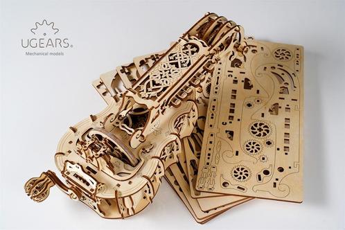 ACTIE Ugears Hurdy Gurdy Muziekinstrument bouwpakket, Hobby en Vrije tijd, Modelbouw | Auto's en Voertuigen, Nieuw, Overige typen