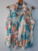 Witte frisse blouse in Paisleymotief Perla Nera maat M 40/42, Kleding | Dames, Blouses en Tunieken, Wit, Ophalen of Verzenden