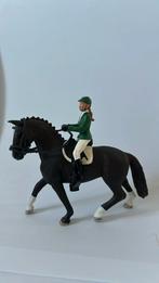Schleich Hanoveraan merrie met ruiter, Verzamelen, Dierenverzamelingen, Ophalen of Verzenden, Zo goed als nieuw