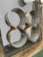 Flesbanden / beugels voor een dubbel 10 en dubbel 7, Watersport en Boten, Duiken, Ophalen of Verzenden, Zo goed als nieuw