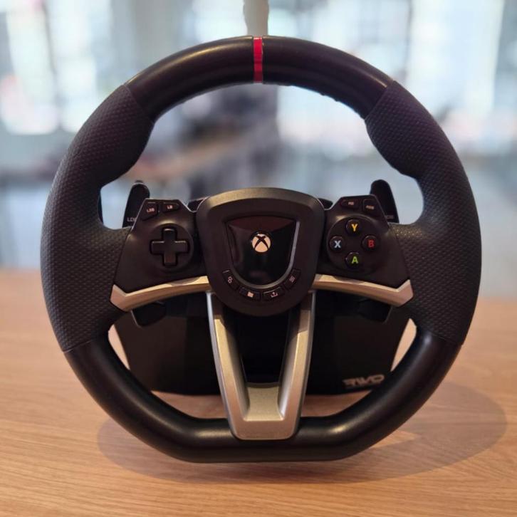Hori Overdrive Racing Wheel & Pedals AB04-001, Spelcomputers en Games, Spelcomputers | Overige, Gebruikt