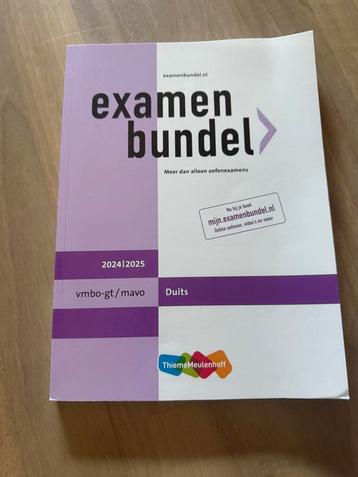 Examen bundel Duits vmbo gl/ tl beschikbaar voor biedingen