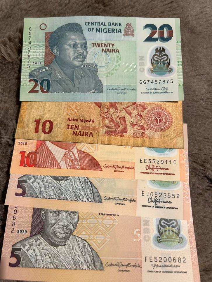 NIGERIA biljetten, Postzegels en Munten, Bankbiljetten | Azië, Setje, Ophalen of Verzenden