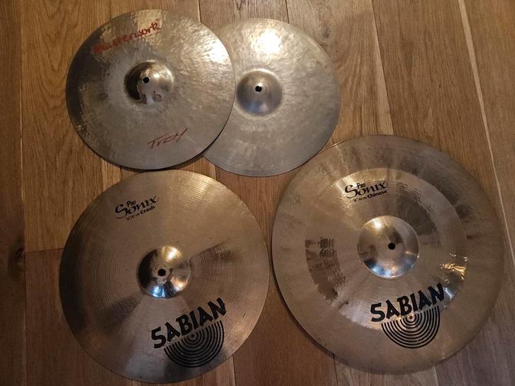 A few used cymbals, Muziek en Instrumenten, Drumstellen en Slagwerk, Gebruikt, Overige merken, Ophalen