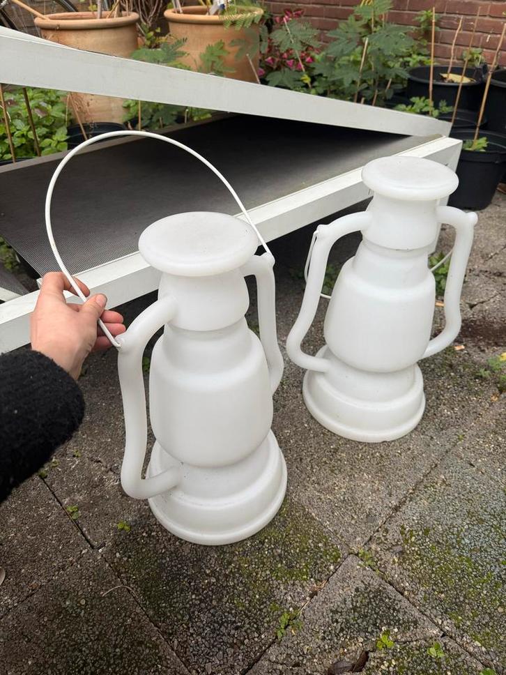 Tafellamp buiten - gekleurd licht, Tuin en Terras, Buitenverlichting, Nieuw, Staande lamp, Kunststof, Minder dan 50 watt, Batterij