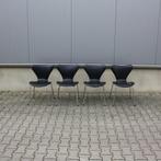 4 x 3107 Vlinderstoel ( stoffeerobjecten )  Fritz Hansen, Ophalen, Metaal, Gebruikt, Fritz Hansen Arne Jacobsen.