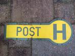 Emaille verkeersbord Post H - Oostenrijk, Antiek en Kunst, Ophalen of Verzenden